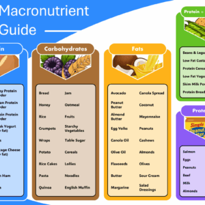 Macronutrient Food Chart
