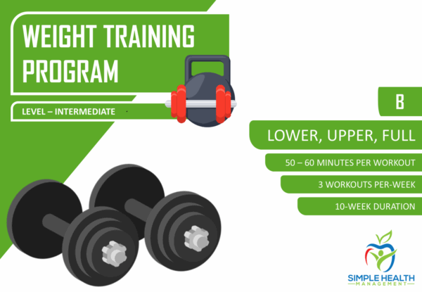 3x per week - intermediate weight training program A and B - Image 3
