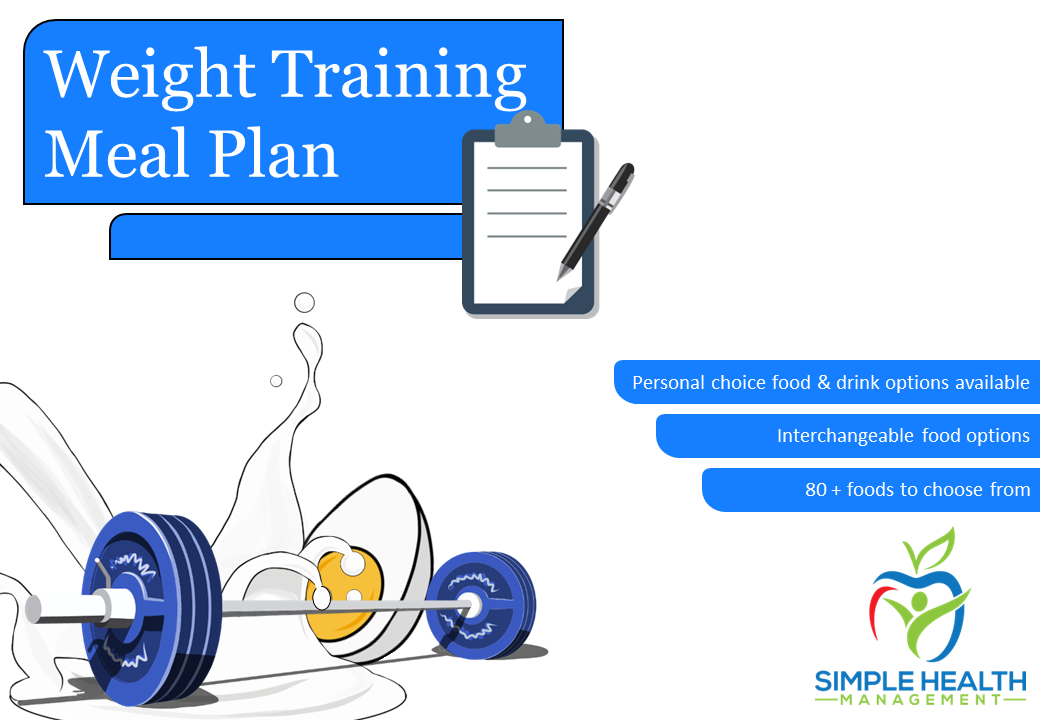 2400 Calorie Weight Training Meal Plan Smple Health Management